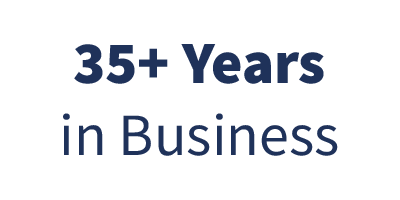 35 Years in Business Logo